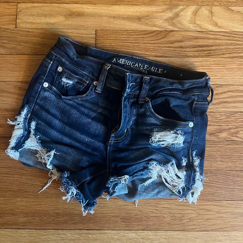 Dark Wash Shorts